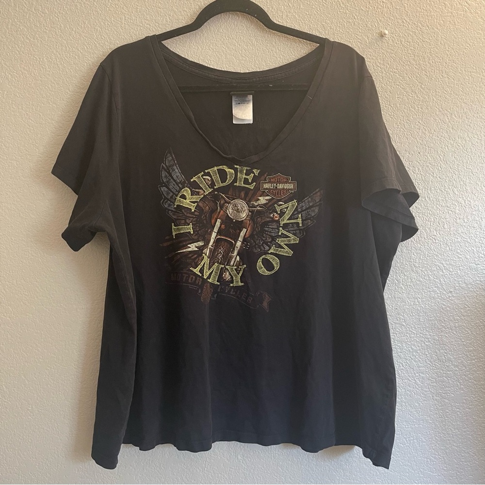 Harley-Davidson I ride my own Tee SZ 3X